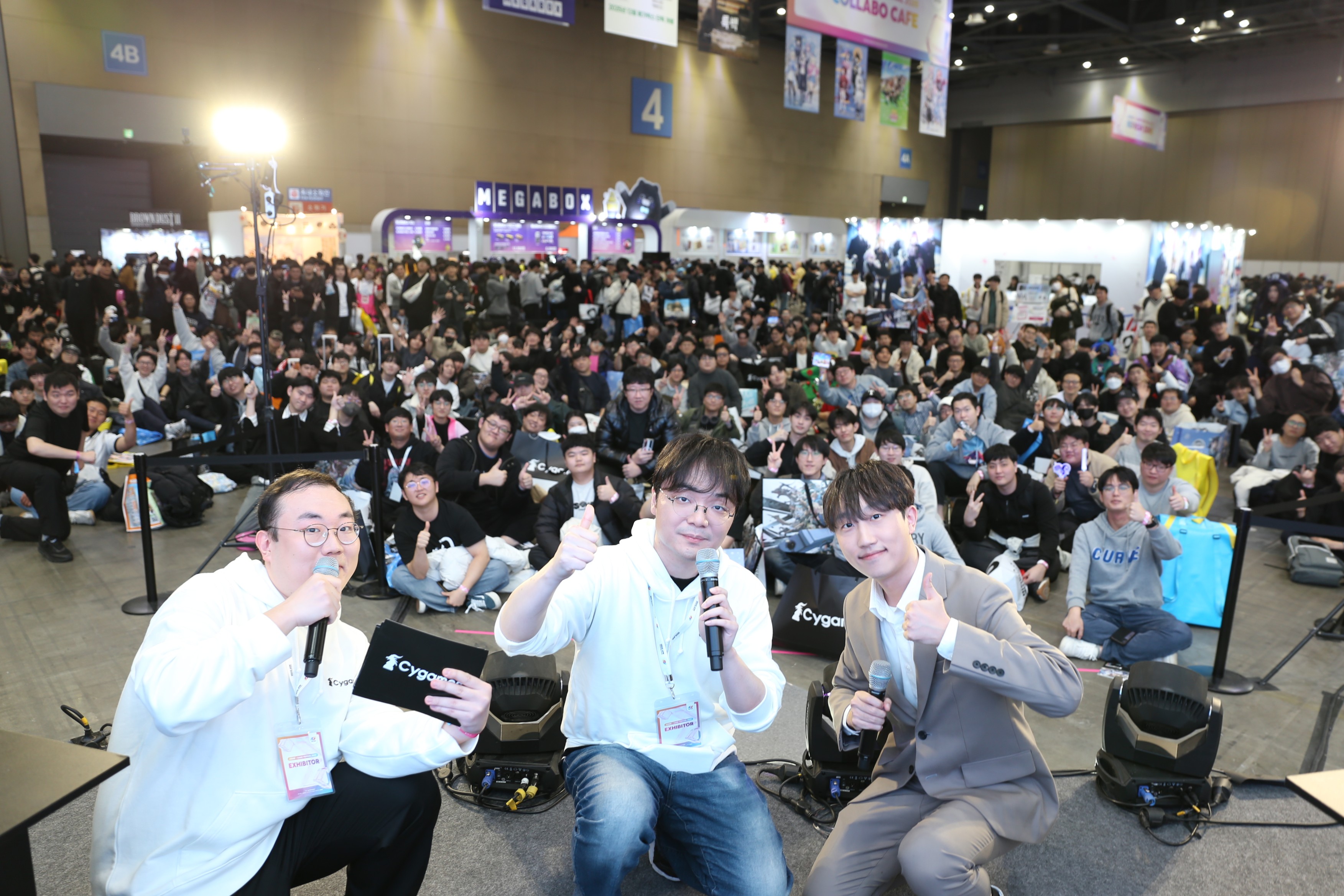 AGF 사이게임즈 MC 단체사진